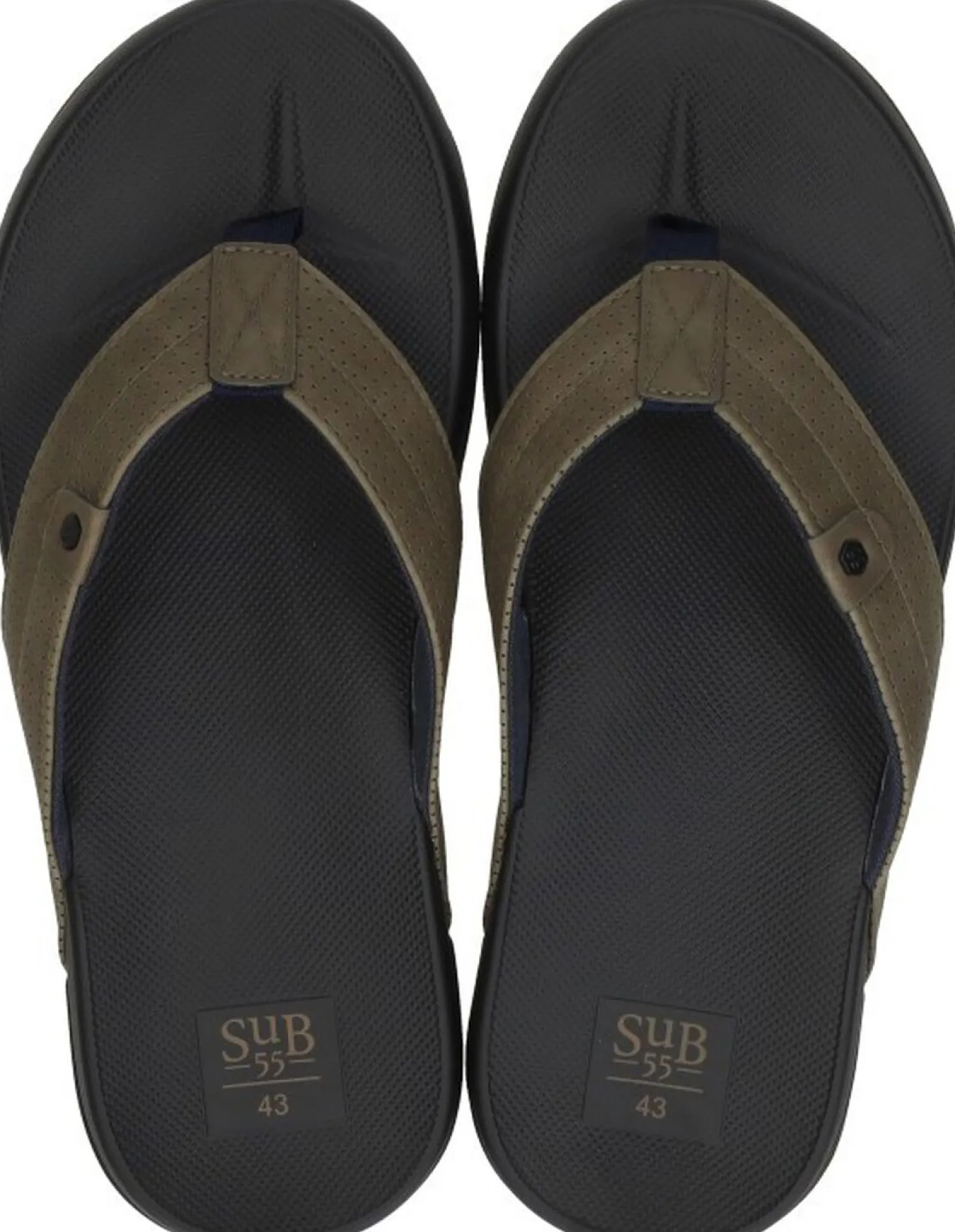 Sub55 Teenslippers Khaki Online
