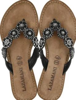 Lazamani Teenslippers Zwart Sale