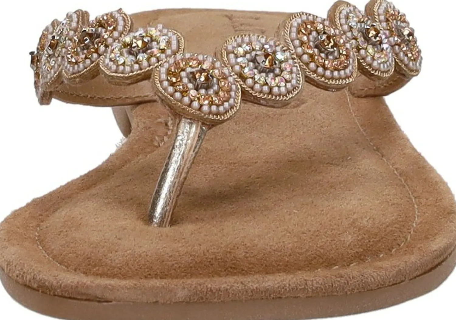 Lazamani Teenslippers Goudkleur Outlet