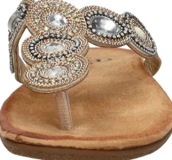 Sub55 Teenslippers Goudkleur Outlet