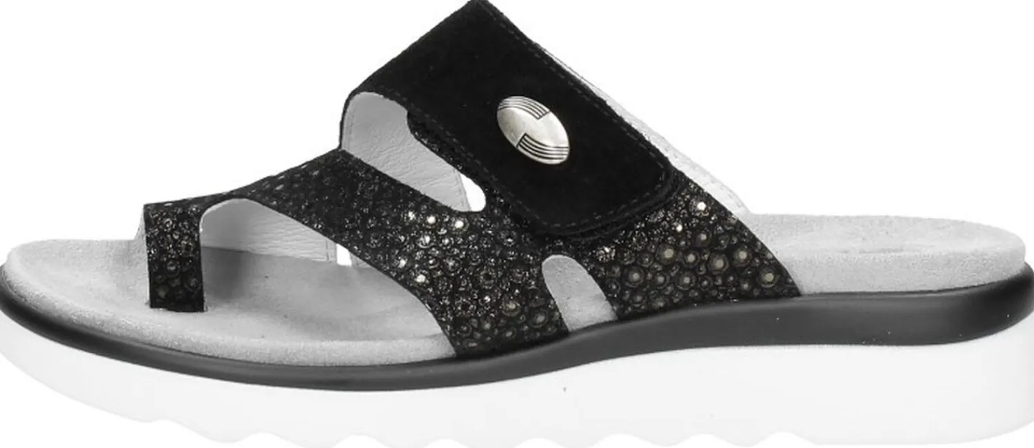 Rohde Teenslippers Zwart Clearance