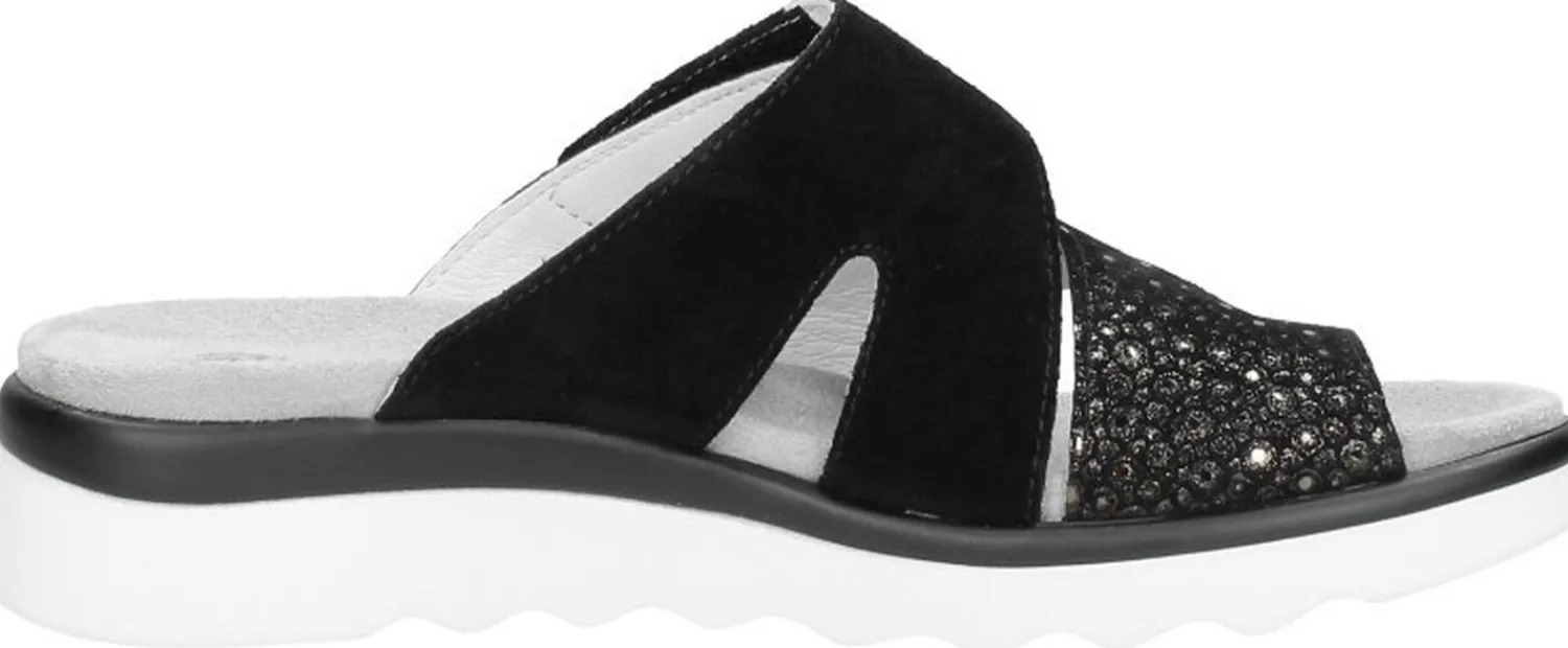 Rohde Teenslippers Zwart Clearance