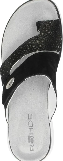 Rohde Teenslippers Zwart Clearance