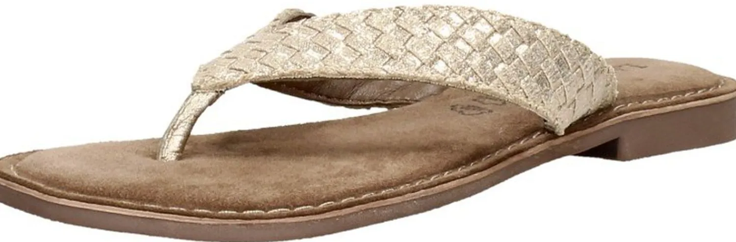 Lazamani Teenslippers Goudkleur Clearance