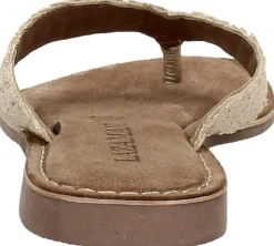 Lazamani Teenslippers Goudkleur Clearance
