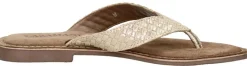 Lazamani Teenslippers Goudkleur Clearance