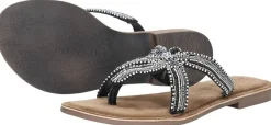 Lazamani Teenslippers Zwart Discount