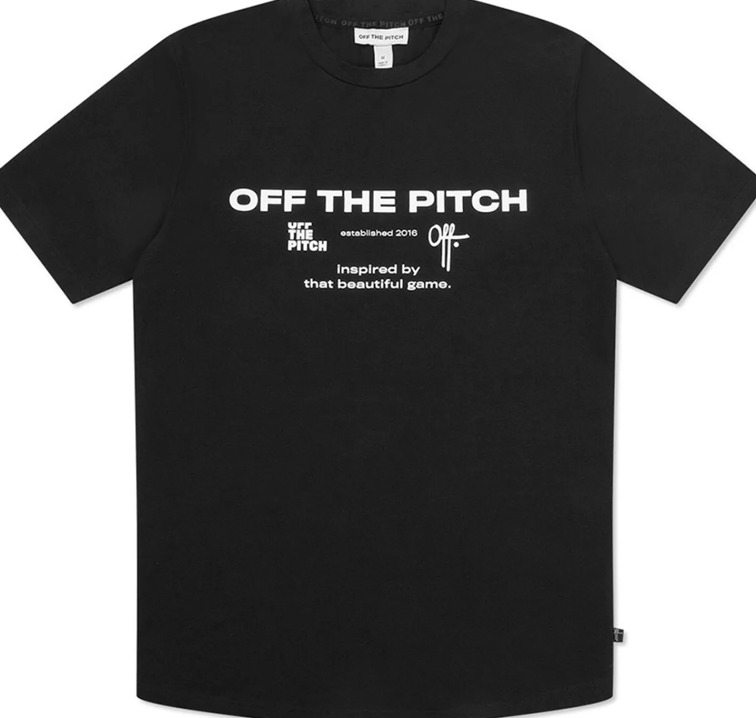Off The Pitch The Sage Tee Zwart Fashion