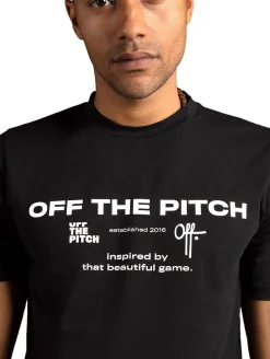 Off The Pitch The Sage Tee Zwart Fashion