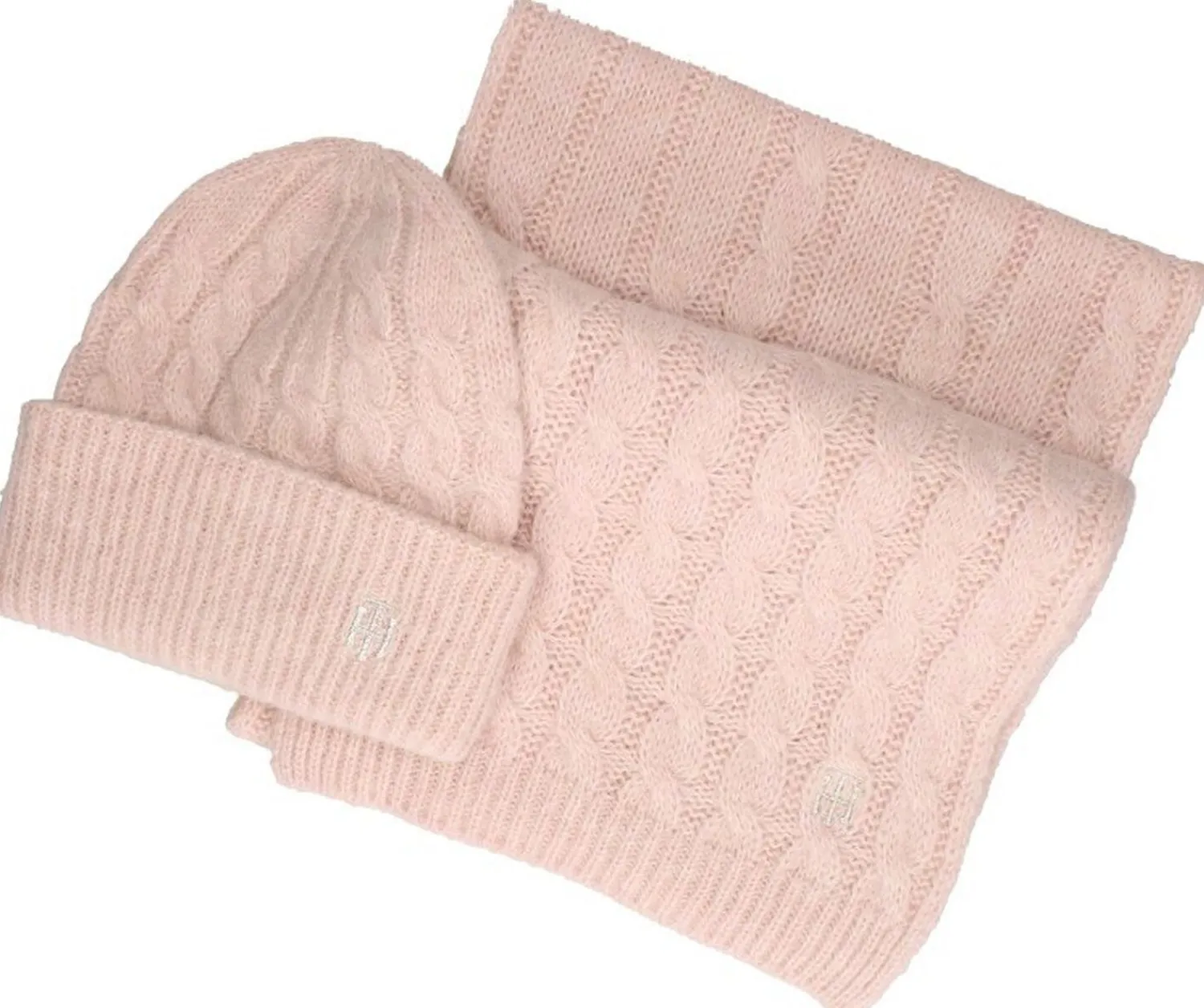 Tommy Hilfiger Timeless Scarf Beanie GP Licht roze Hot