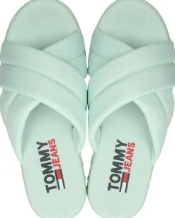 Tommy Hilfiger Tommy Jeans Flatform Sandal Licht blauw New