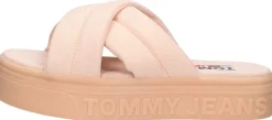 Tommy Hilfiger Tommy Jeans Flatform Sandal Beige Clearance