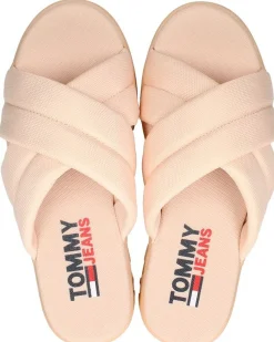 Tommy Hilfiger Tommy Jeans Flatform Sandal Beige Clearance
