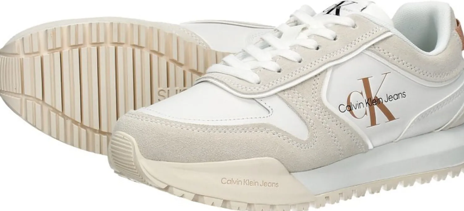 Calvin Klein Toothy Runner Irregular Lines W Wit Fashion