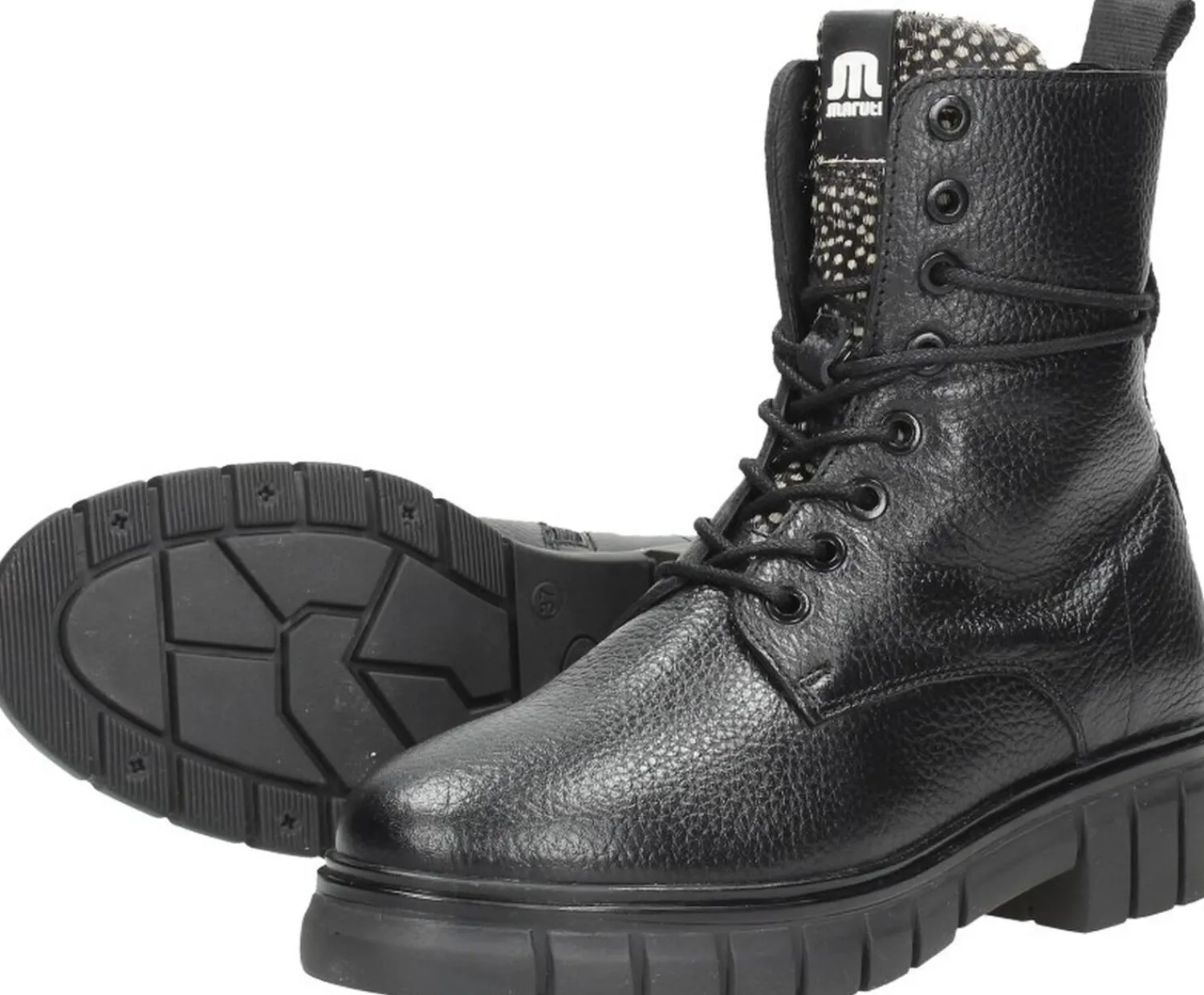 Maruti Tyler Leather Zwart Fashion