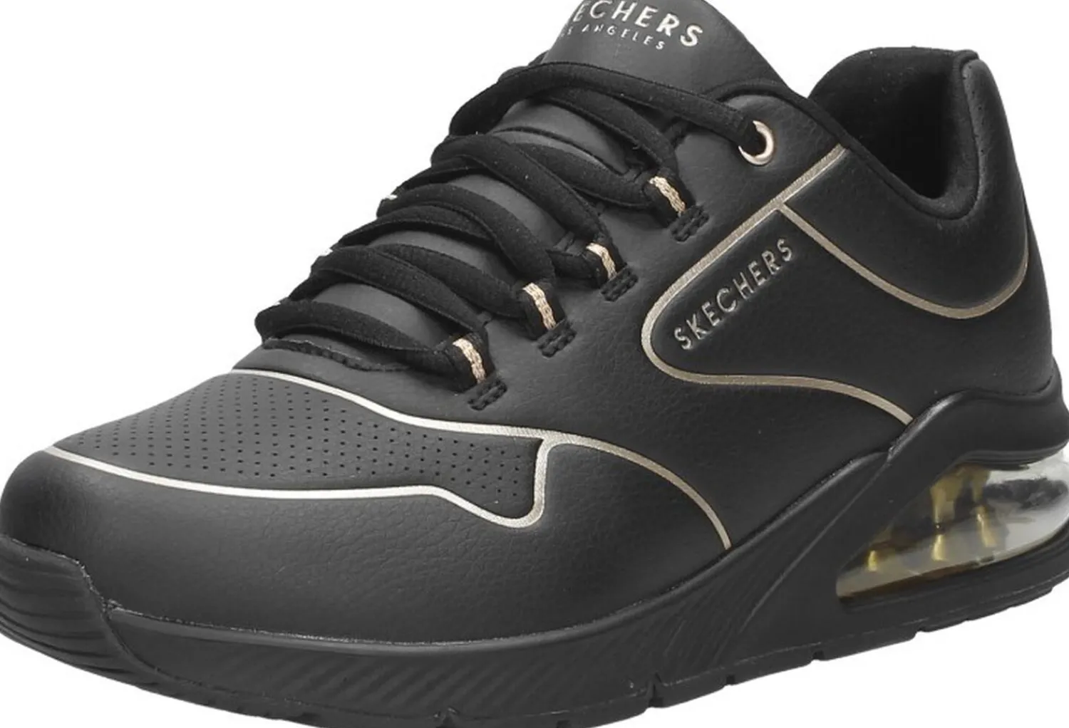 Skechers Uno 2 - Golden Trim Zwart Fashion