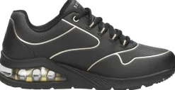Skechers Uno 2 - Golden Trim Zwart Fashion