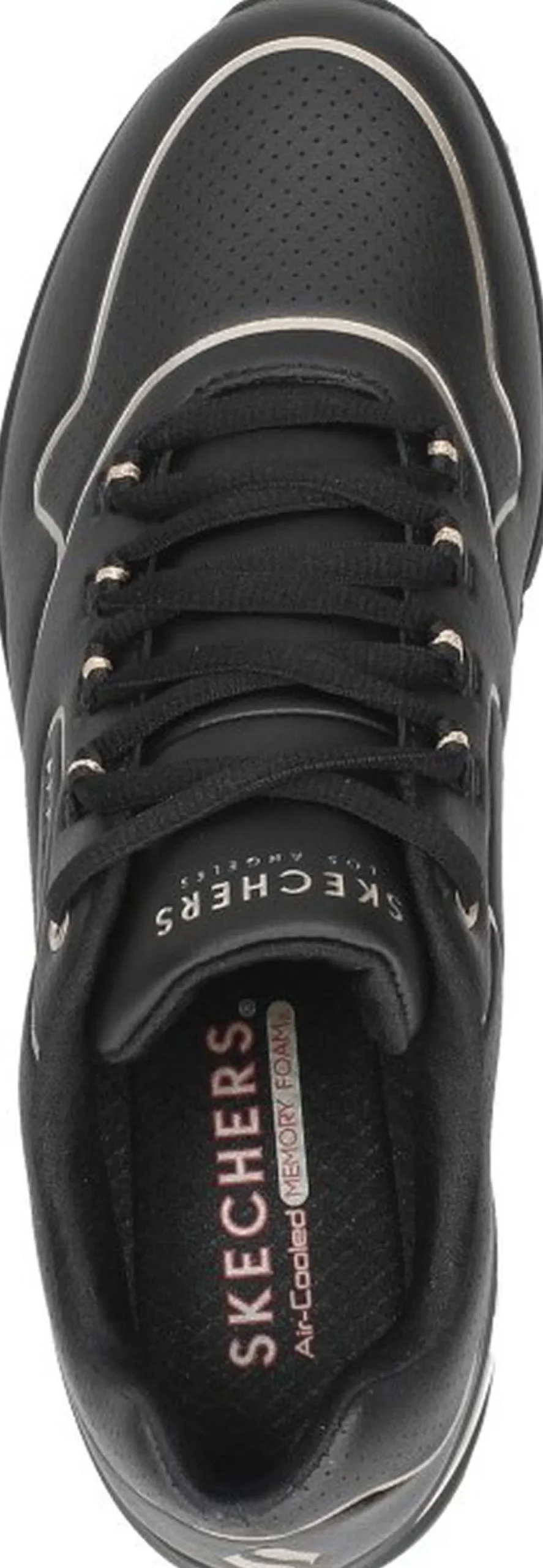 Skechers Uno 2 - Golden Trim Zwart Fashion
