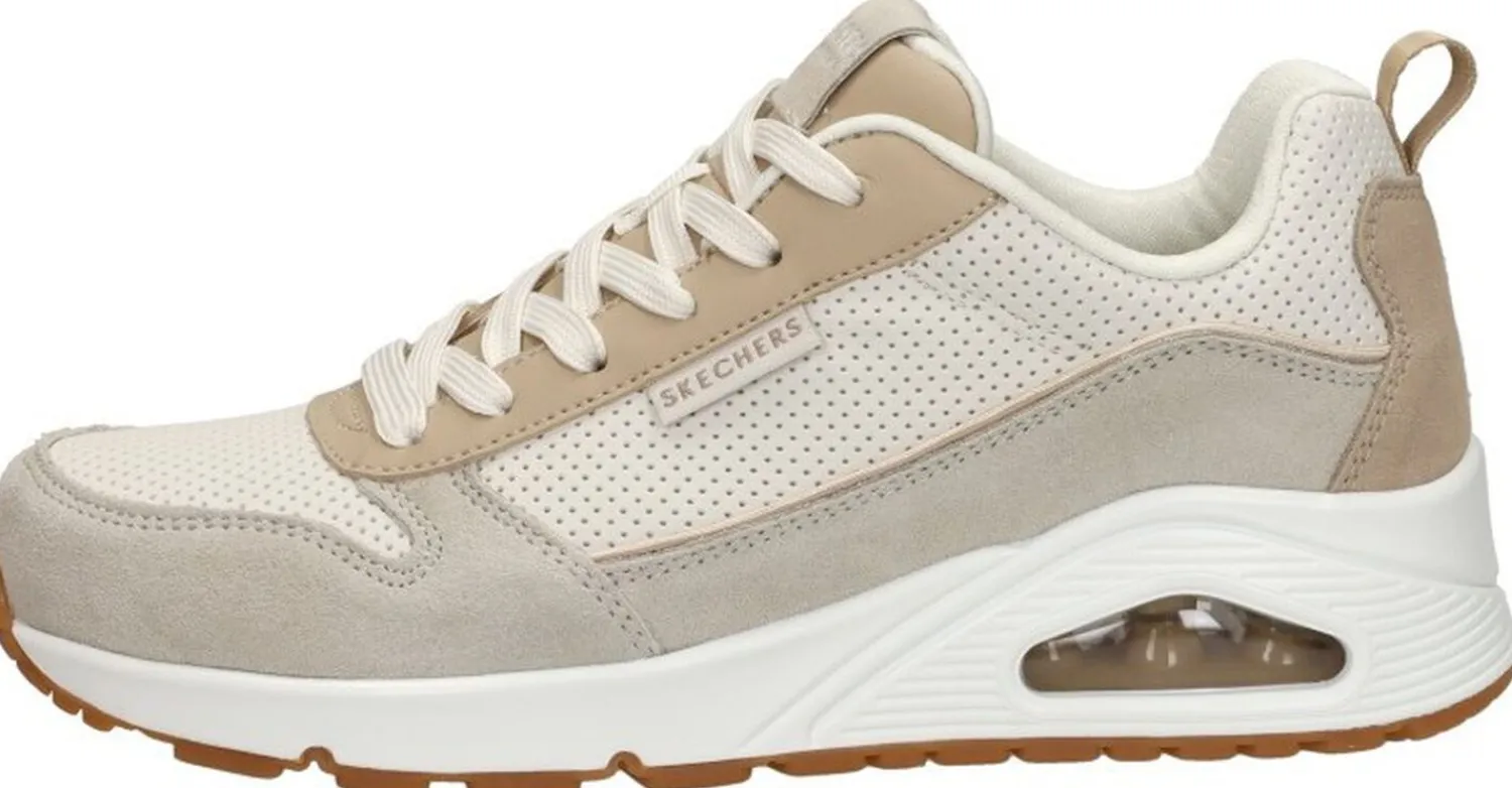 Skechers Uno - 2 Much Fun Beige Clearance