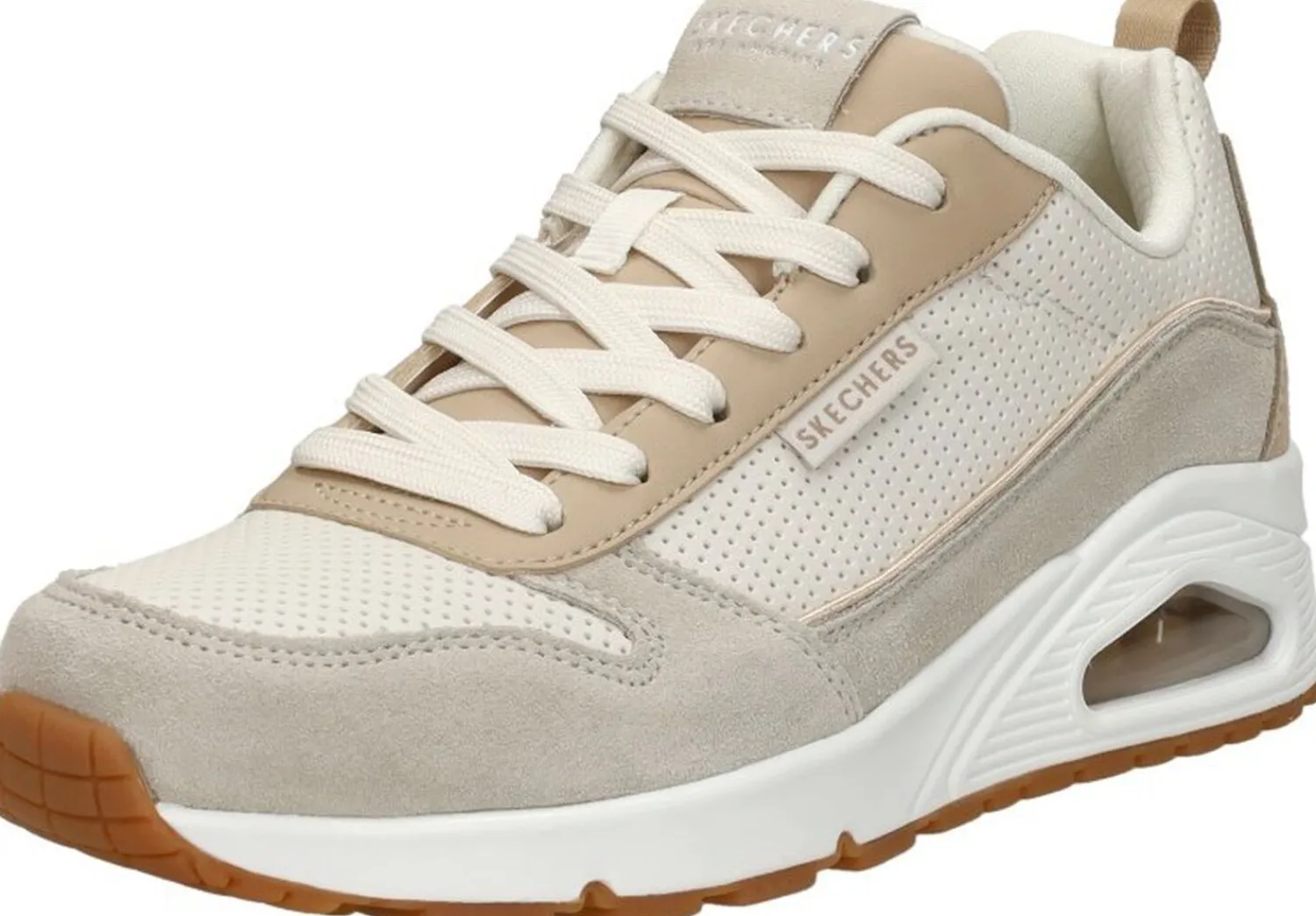 Skechers Uno - 2 Much Fun Beige Clearance