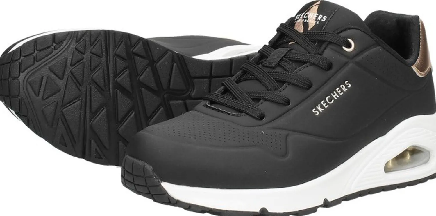 Skechers Uno - Golden Air Zwart Outlet