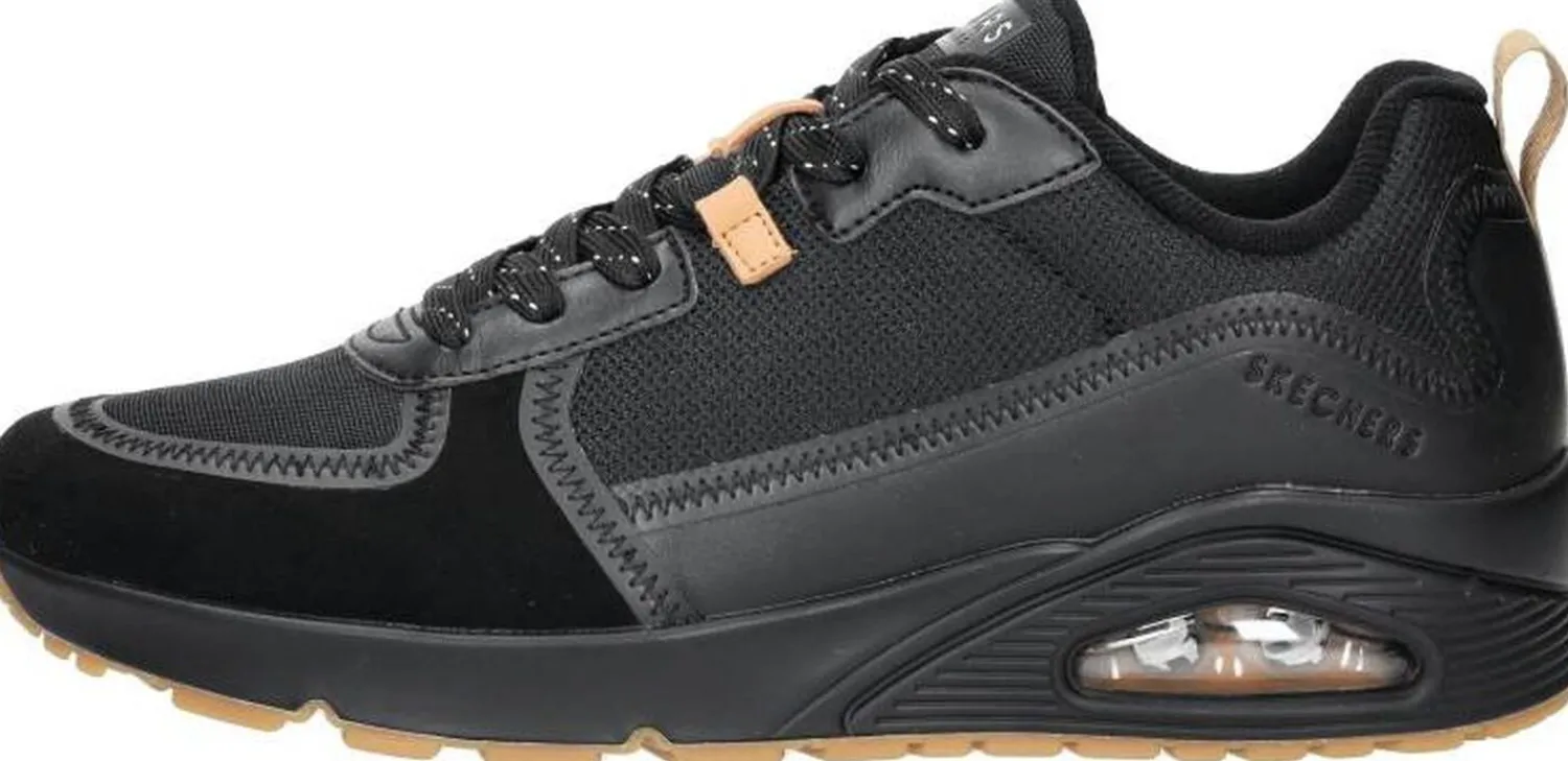 Skechers Uno - Layover Zwart Outlet