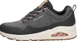Skechers Uno - Pla-Knit Zwart New