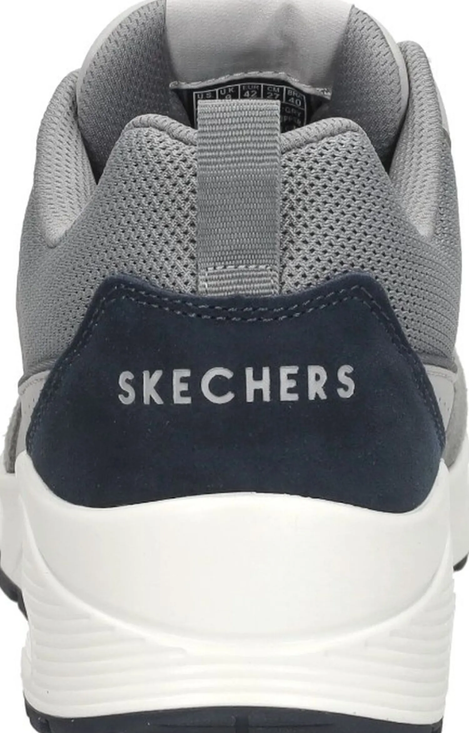 Skechers Uno - Retro One Donkergrijs Clearance