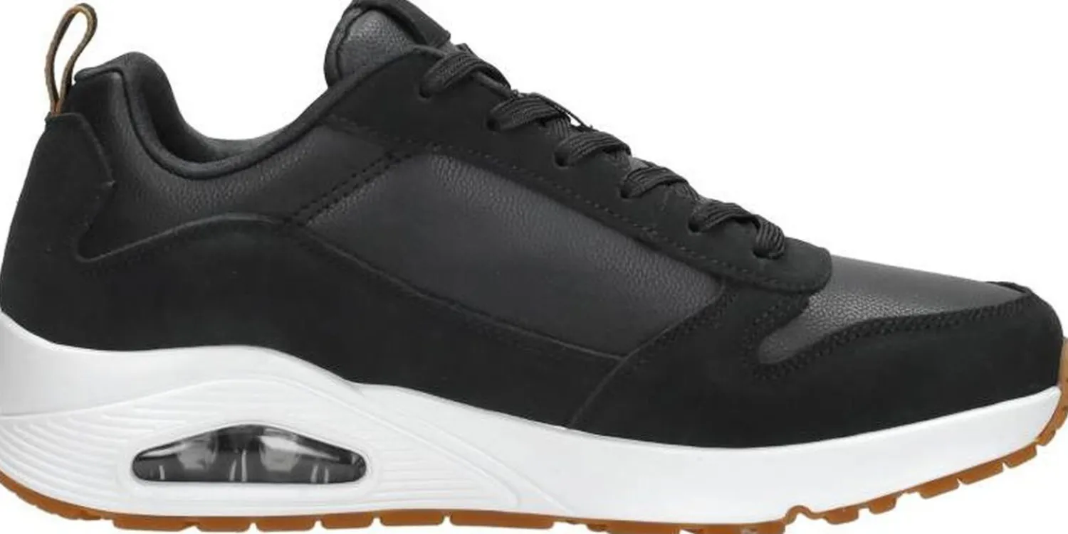 Skechers Uno - Stacre Zwart Outlet