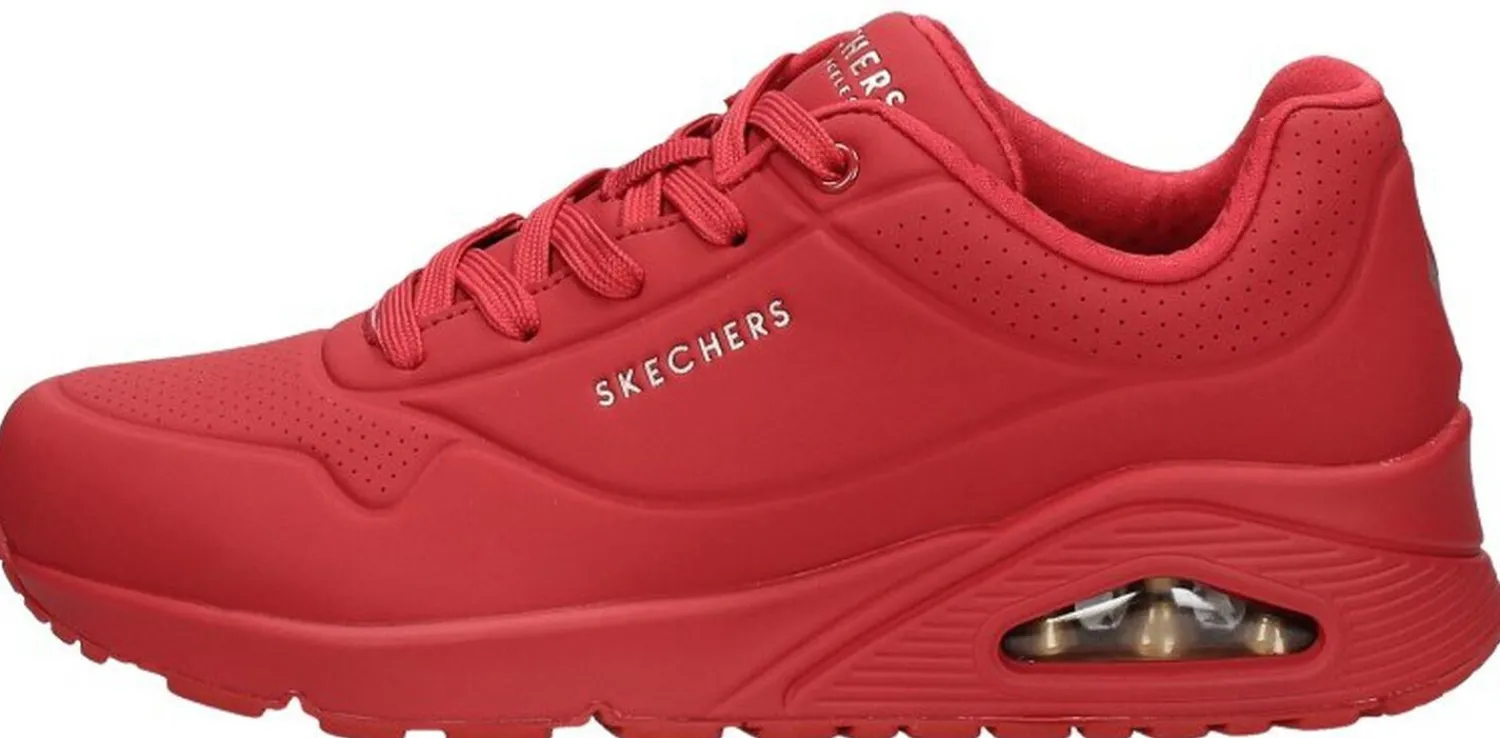 Skechers Uno - Stand On Air Rood Clearance