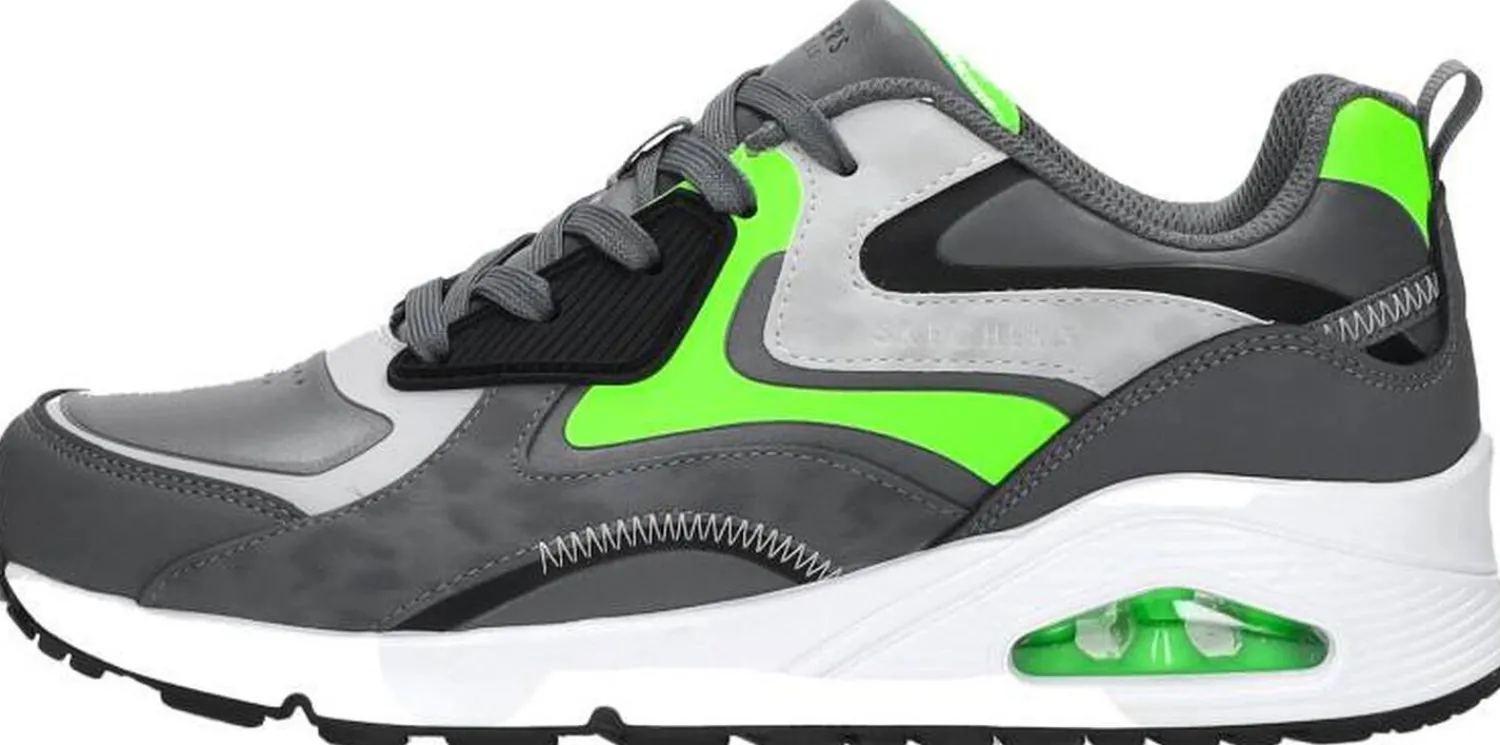 Skechers Uno Gen1 - Color Surge Donkergrijs Clearance