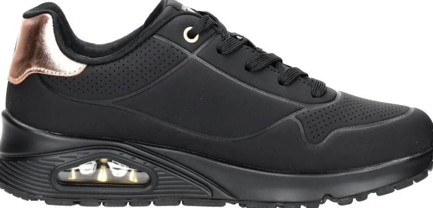 Skechers Uno Gen1 - Shimmer Away Zwart Sale
