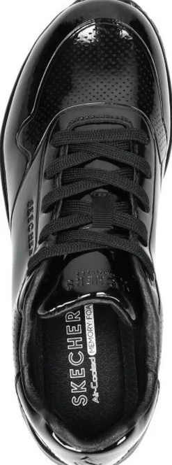 Skechers Uno -Shiny One Zwart lak Clearance