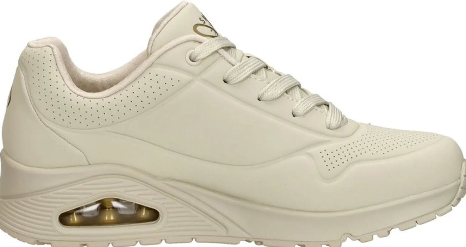 Skechers Uno-Golden Heart Gebroken wit Discount