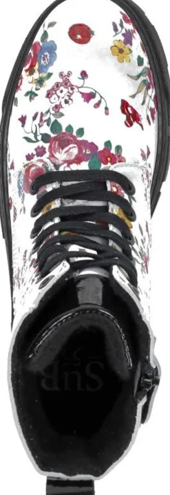 Sub55 Veterschoen hoog Wit Discount