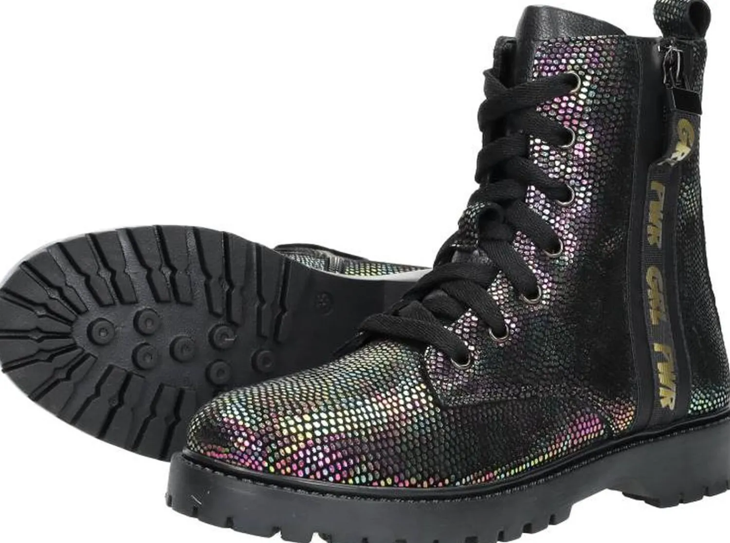 Sub55 Veterschoen hoog Overige Fashion