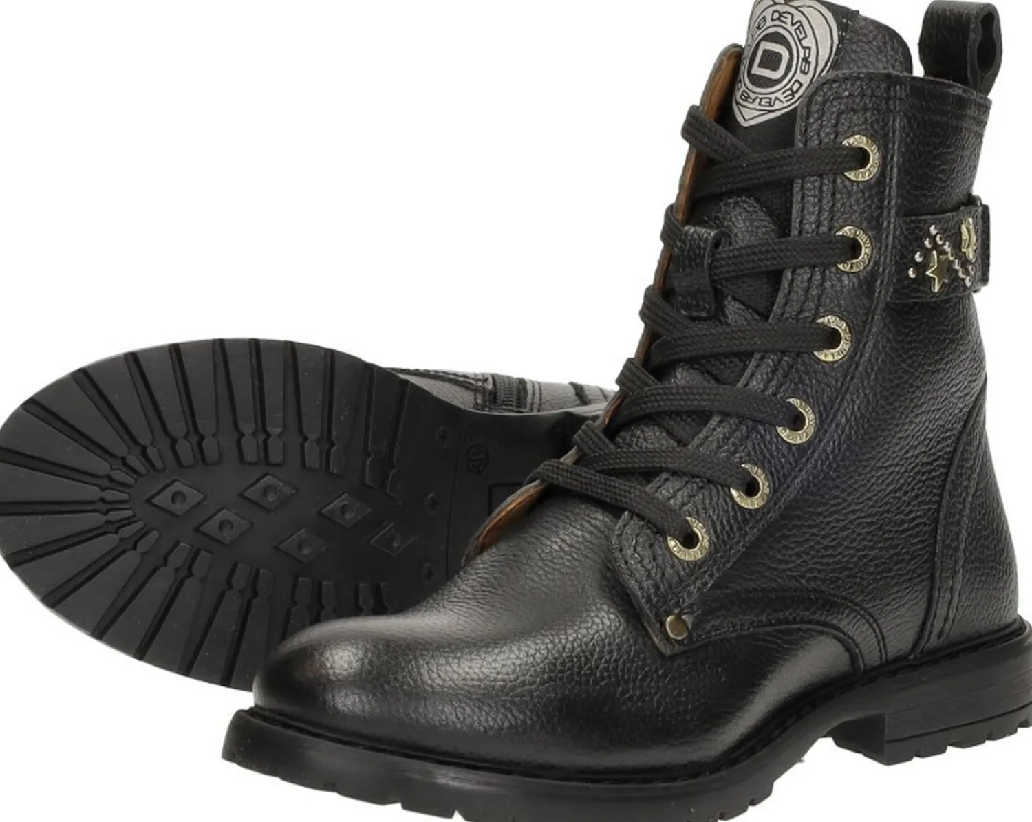 Develab Veterschoen hoog Zwart New