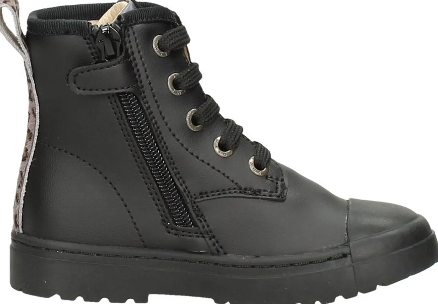 Shoesme Veterschoen hoog Zwart Hot
