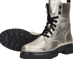 Sub55 Veterschoen hoog Goudkleur Sale