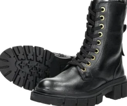 Sub55 Veterschoen hoog Zwart New
