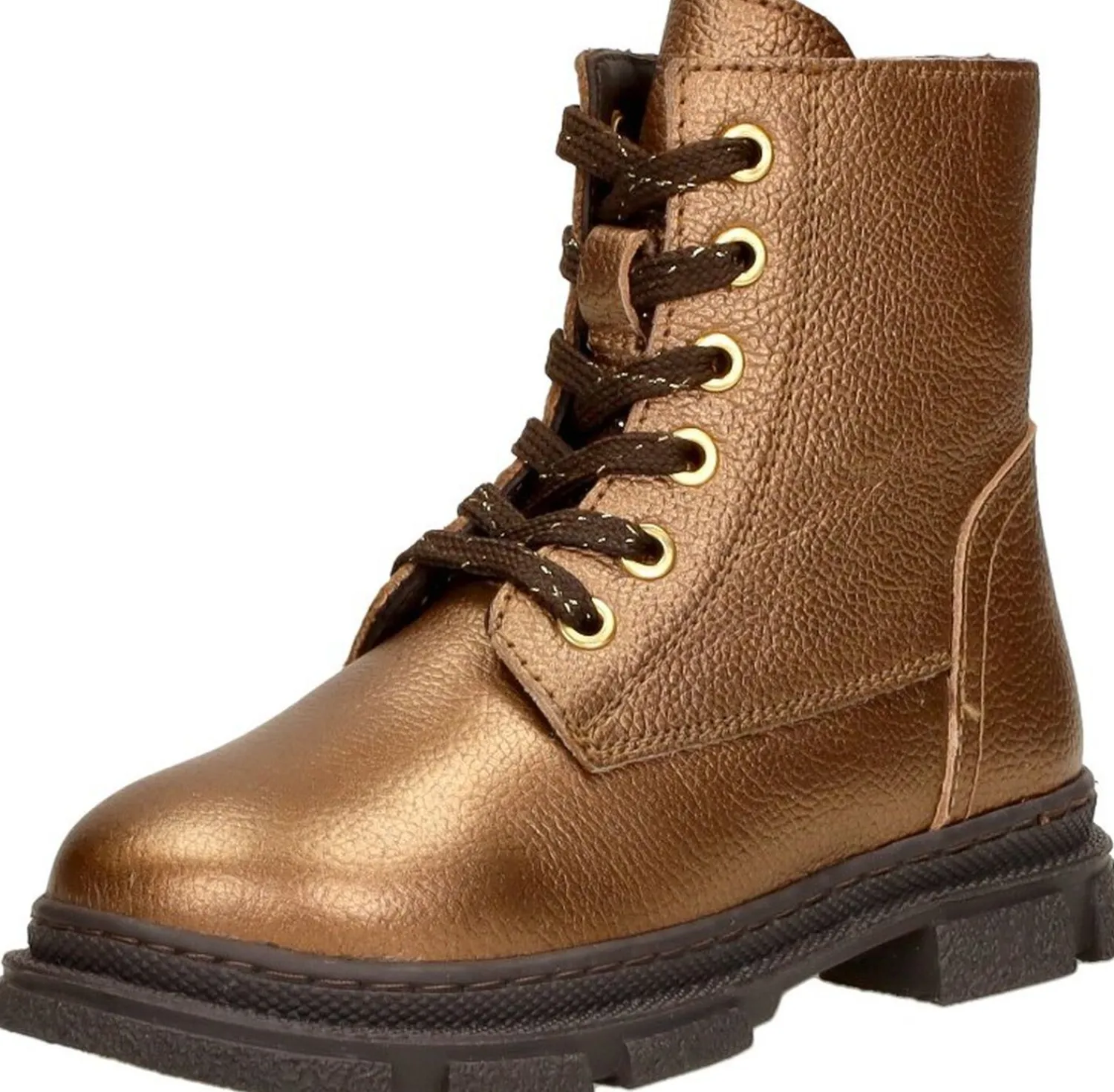 Keq Veterschoen hoog Brons Clearance
