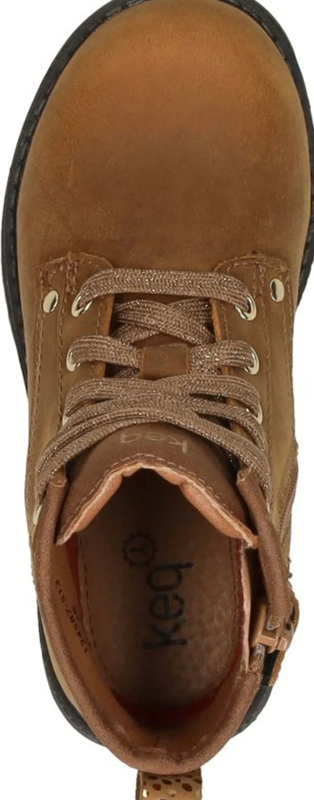 Keq Veterschoen hoog Cognac Outlet