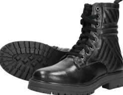 Sub55 Veterschoen hoog Zwart Sale