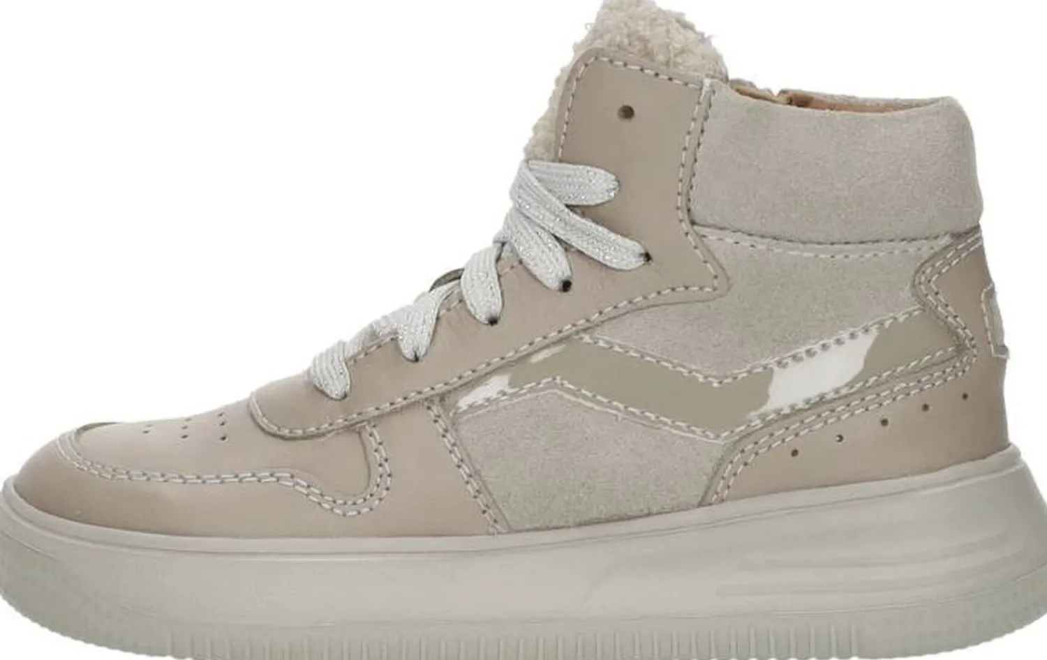 Keq Veterschoen hoog Beige Hot