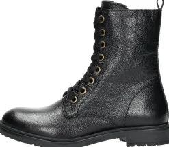 Sub55 Veterschoen hoog Zwart Fashion