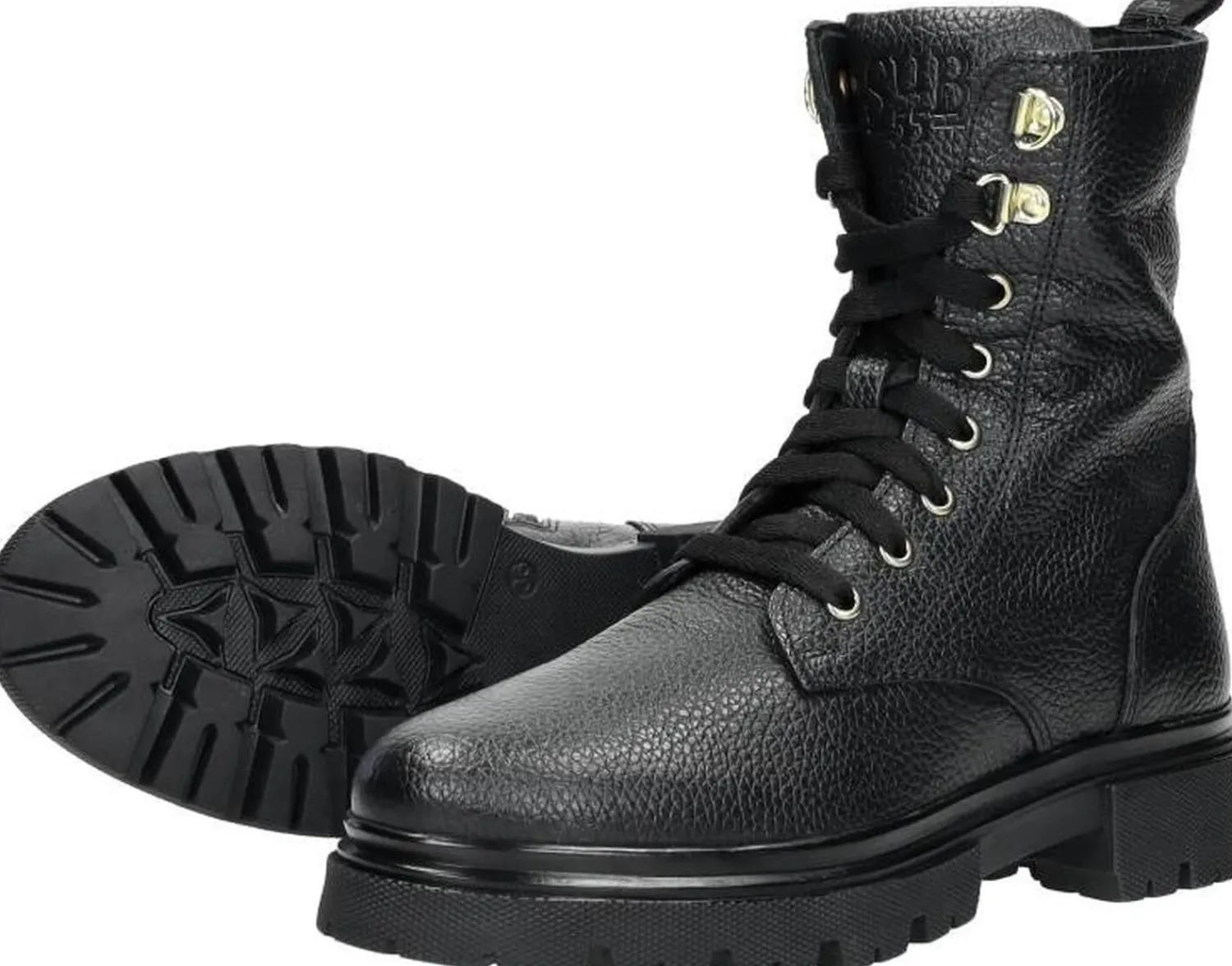 Sub55 Veterschoen hoog Zwart Clearance