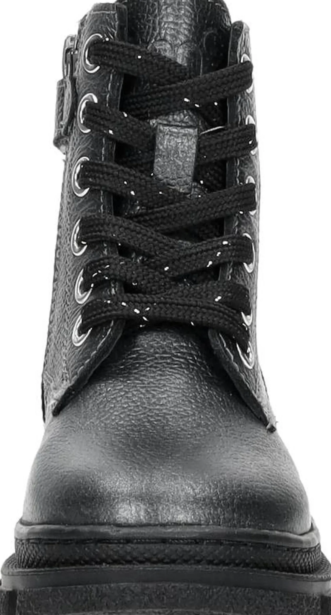 Keq Veterschoen hoog Zilverkleur Clearance