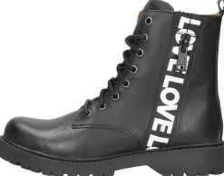 Sub55 Veterschoen hoog Zwart Fashion