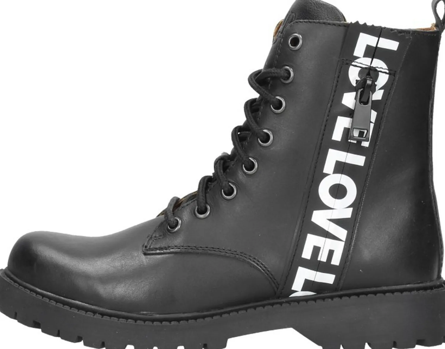 Sub55 Veterschoen hoog Zwart Fashion