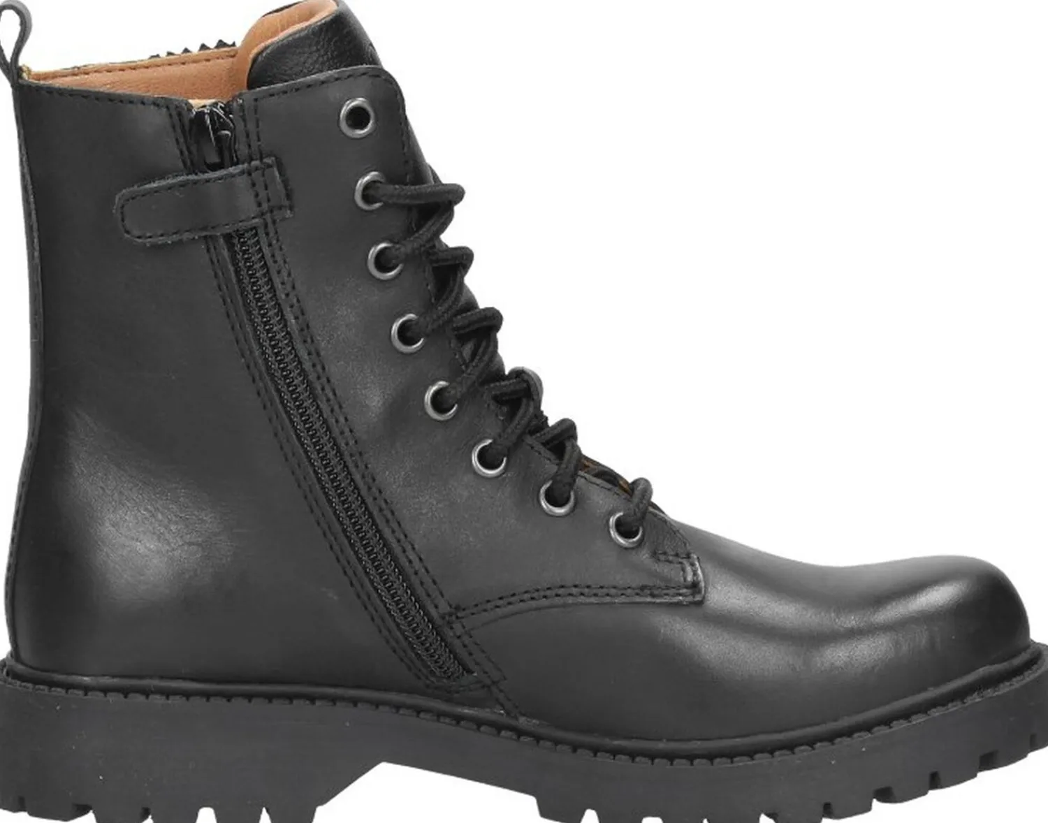 Sub55 Veterschoen hoog Zwart Fashion